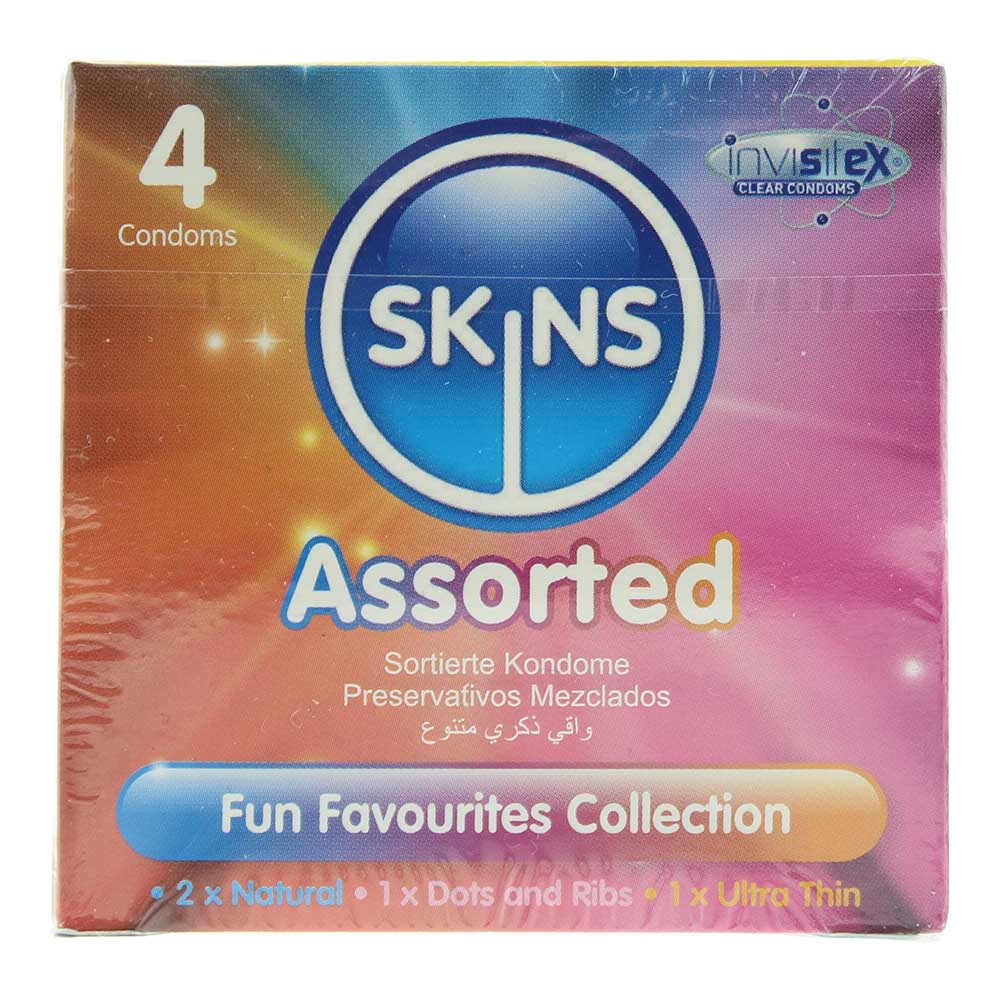 Skins Assorted Premium Condoms 4pcs