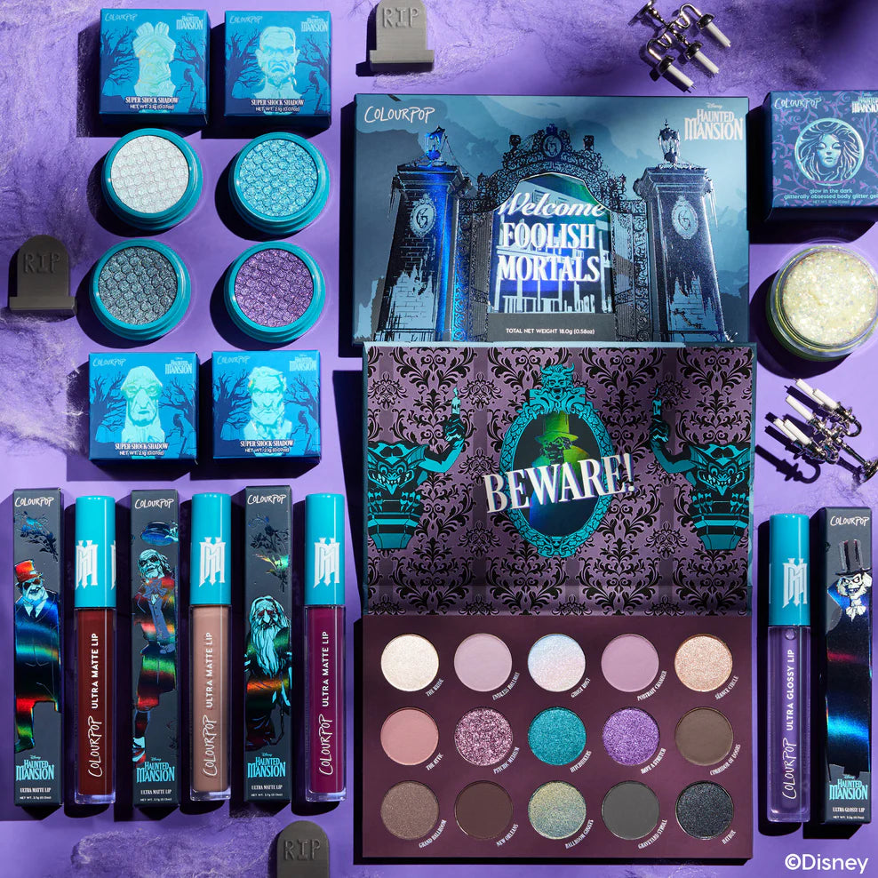 Colourpop haunted mansion and colourpop collection