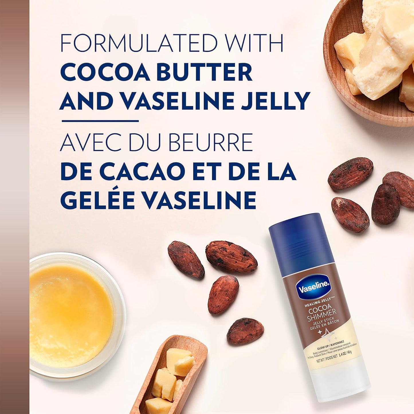 Vaseline Cocoa Shimmer Jelly Stick Highlighter & Luminizer