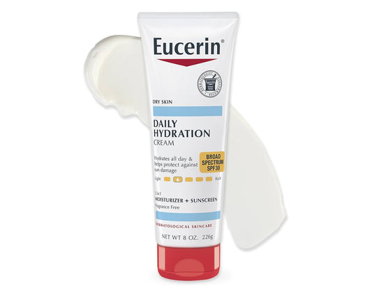 Eucerin Daily Hydration Broad Spectrum SPF 30 Sunscreen Body Cream