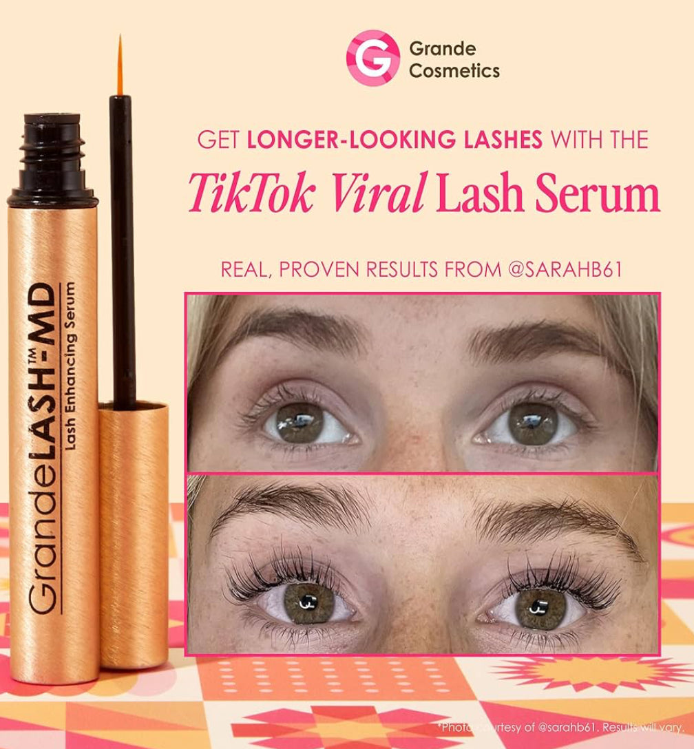 Grande Cosmetics 2 Step Lash System Serum and Mascara Set