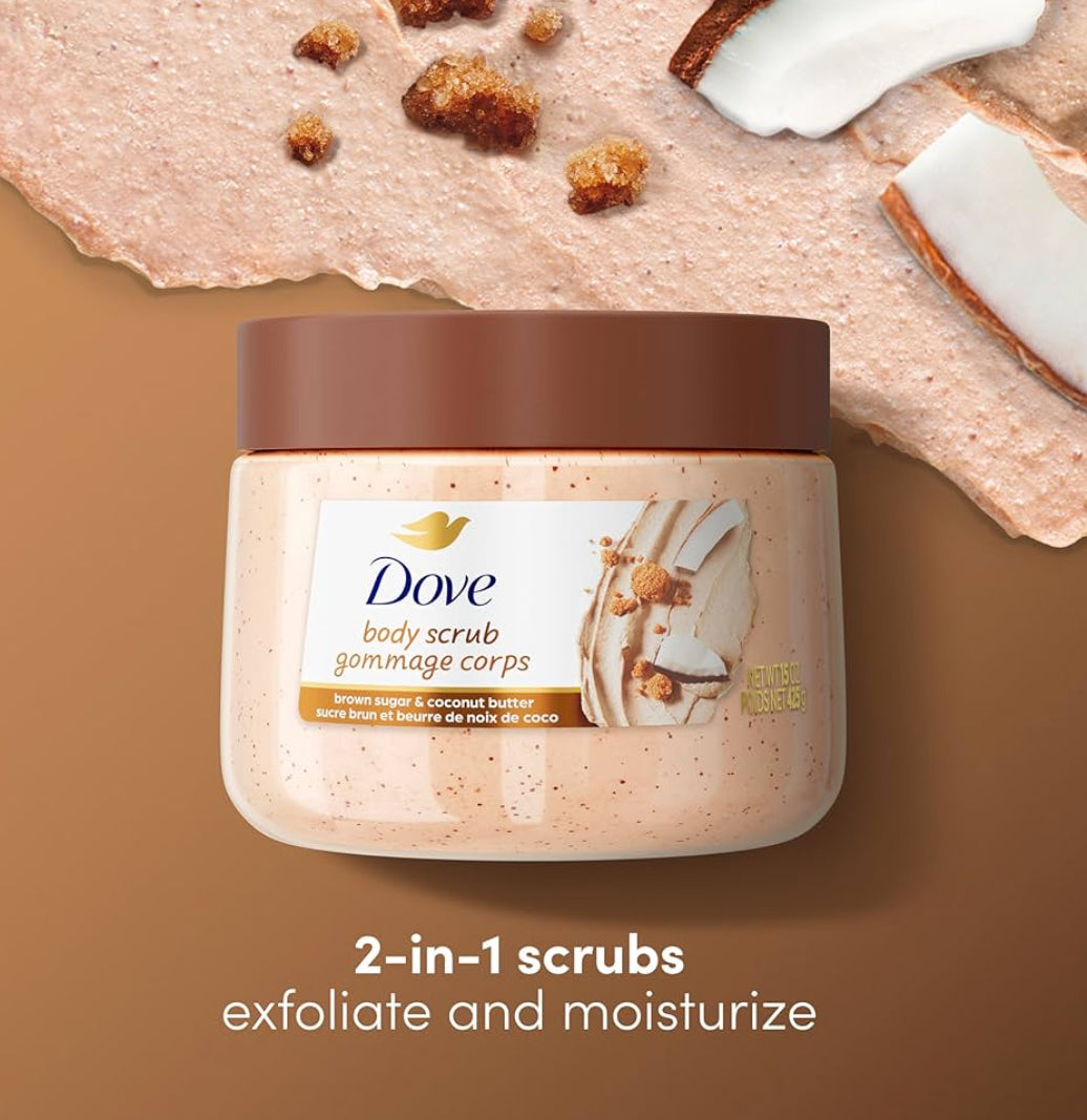 Dove Brown Sugar and Coconut Body Scrub