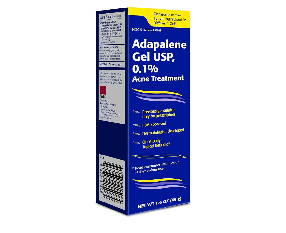 Taro Adapalene 0.1% Acne Treatment Gel