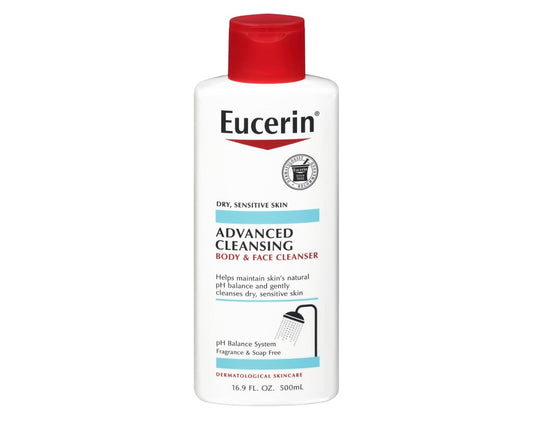 Eucerin Advanced Cleansing Body and Face Cleanser PH-Balanced