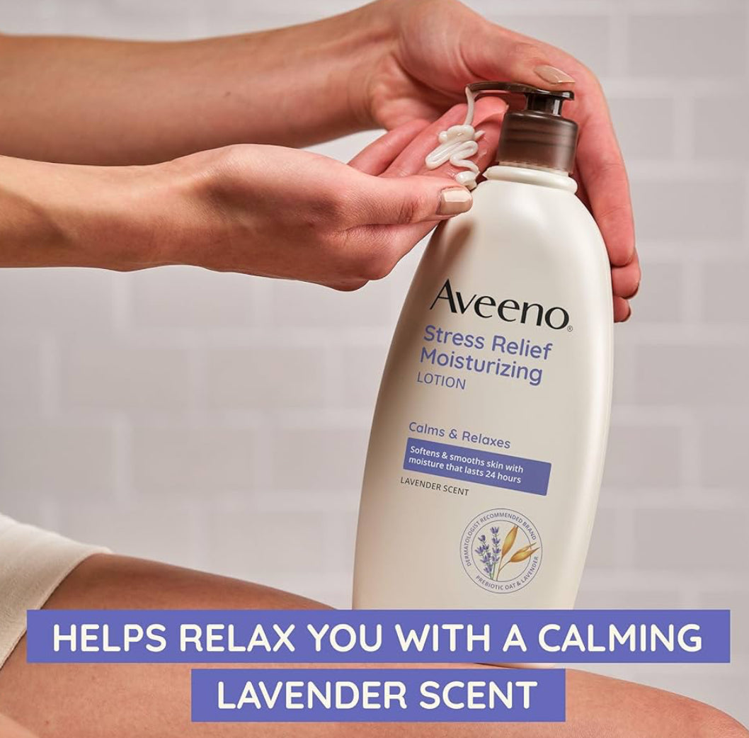 Aveeno Stress Relief Moisturizing Body Lotion with Lavender