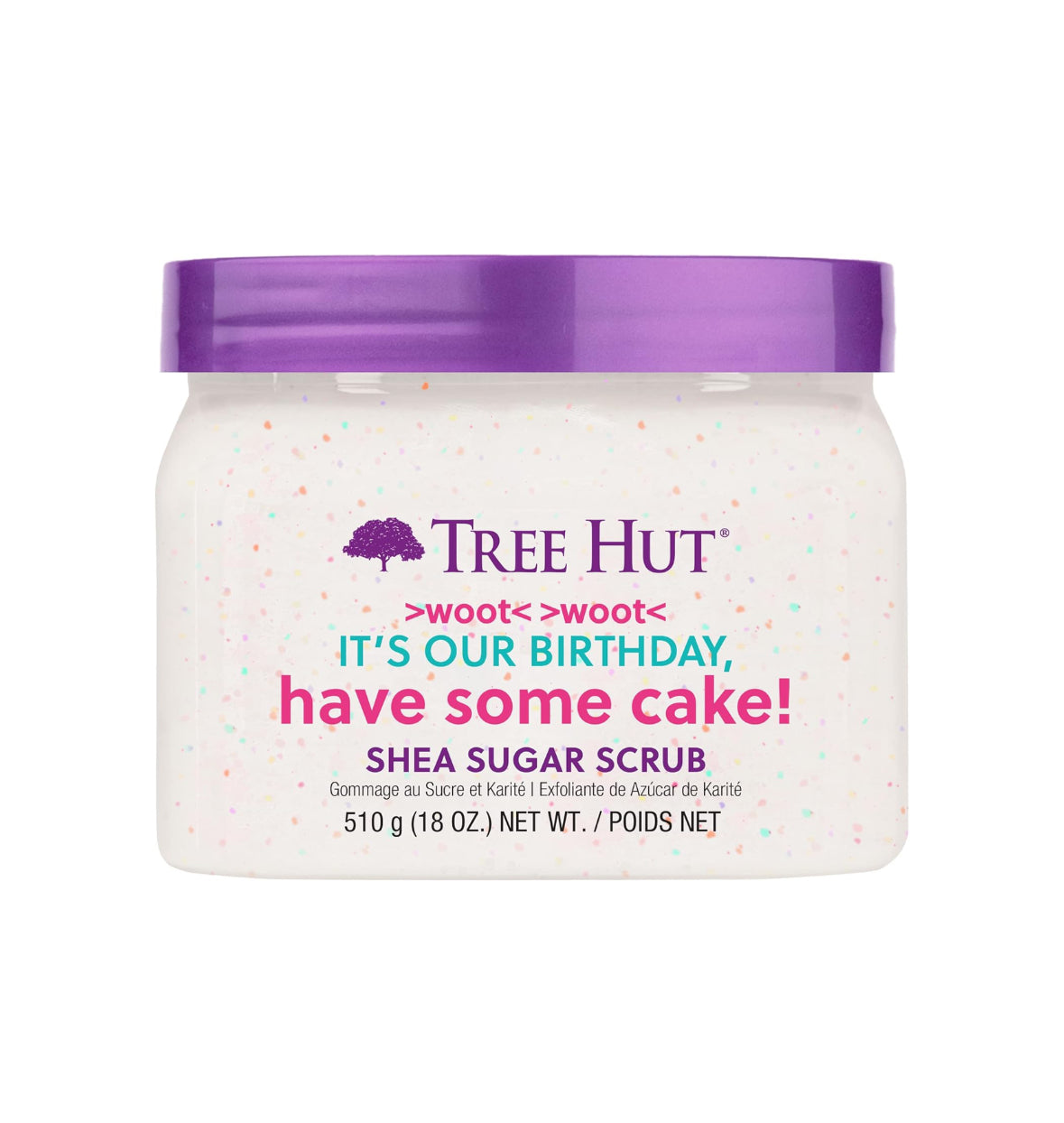 Tree Hut Exfoliating Shea Sugar Scrub Birthday Cake