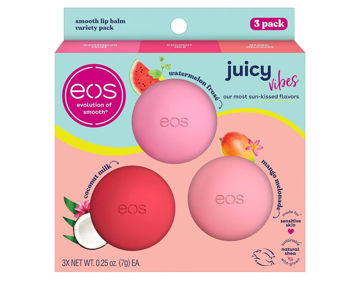 EOS Juicy Vibes Lip Balm Variety Pack