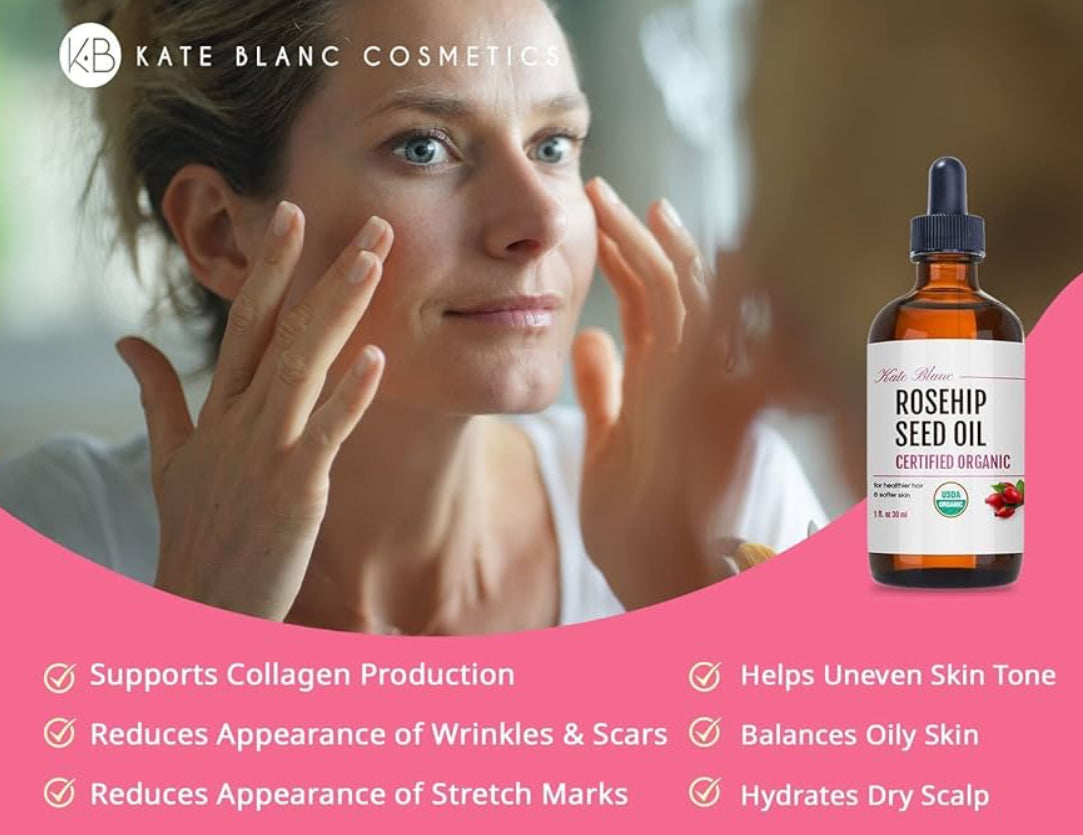 Kate Blanc Cosmetics Rosehip Oil for Face & Skin 30ml