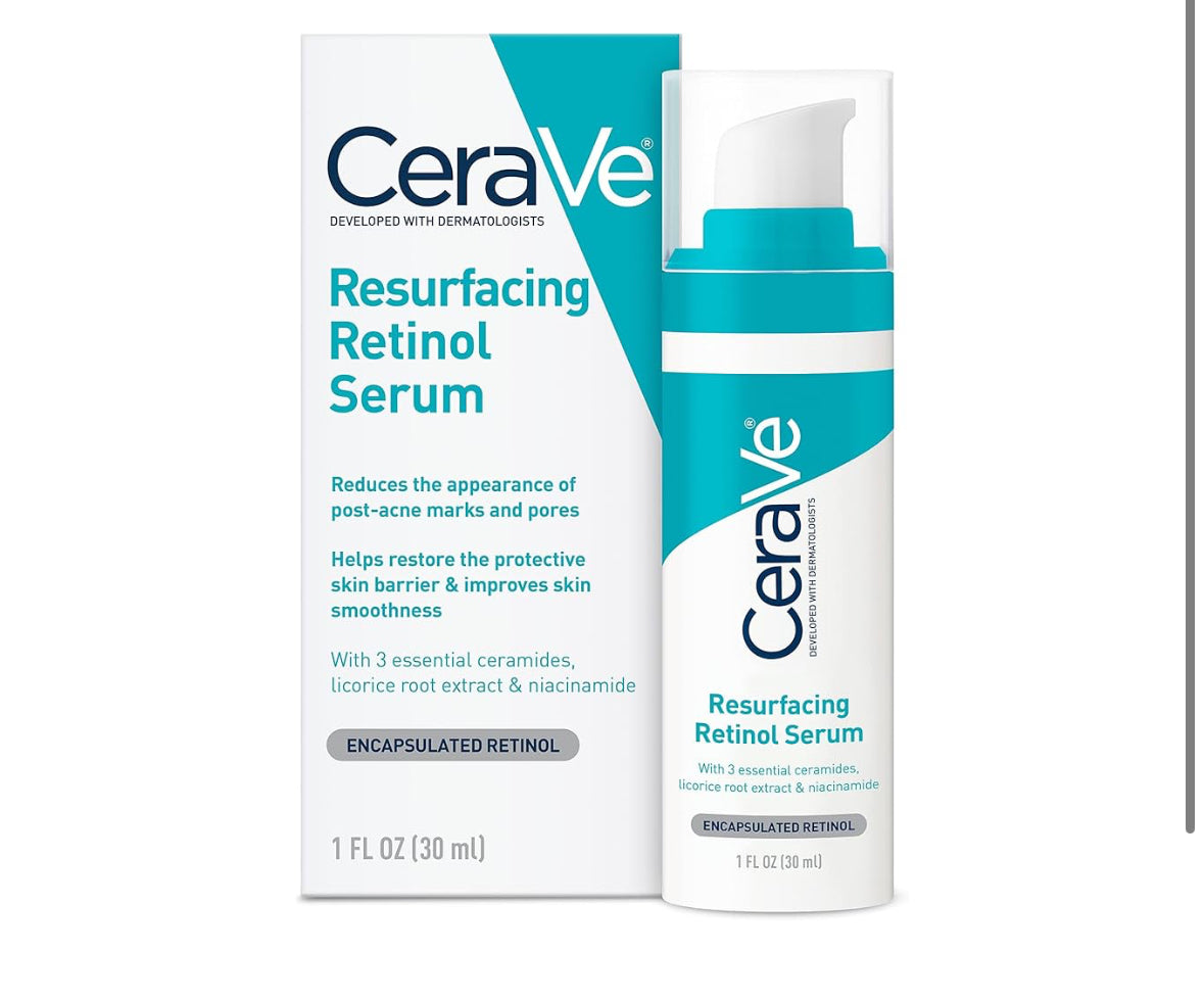 CeraVe Resurfacing Retinol Serum For Post Acne Marks