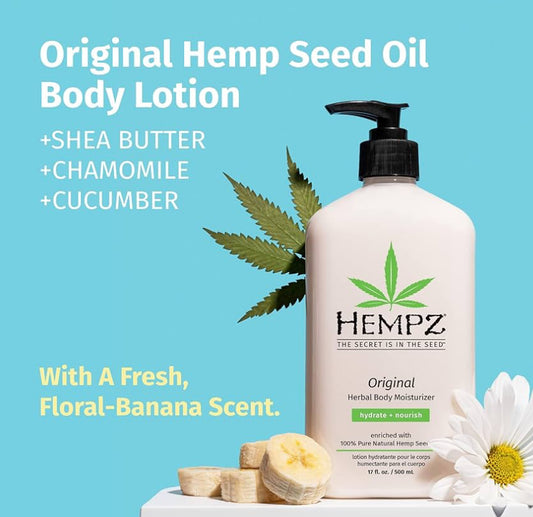 Hempz Original Natural Hemp Seed Oil Body Moisturizer