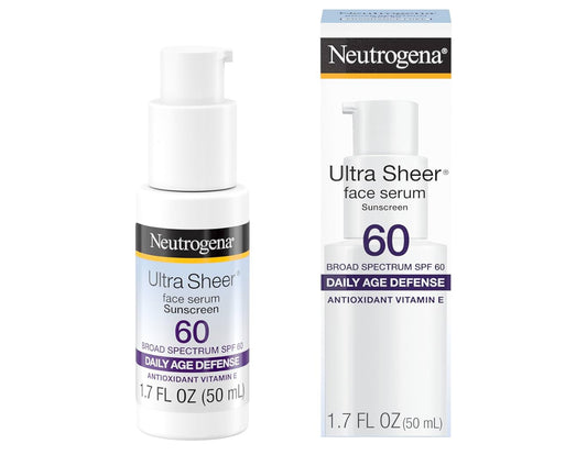 Neutrogena Ultra Sheer Moisturising Face Serum with Vitamin E & SPF 60