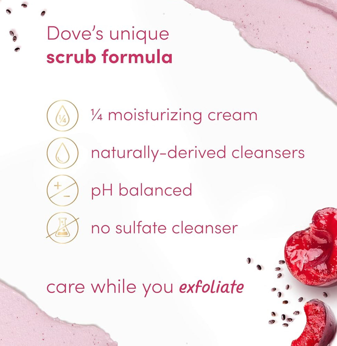 Dove Cherry & Chia Body Scrub