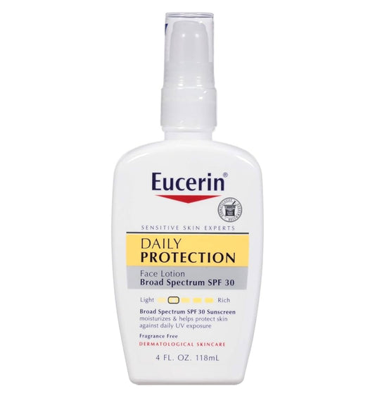 Eucerin Daily Protection Face Lotion with Broad Spectrum SPF 30 Sunscreen