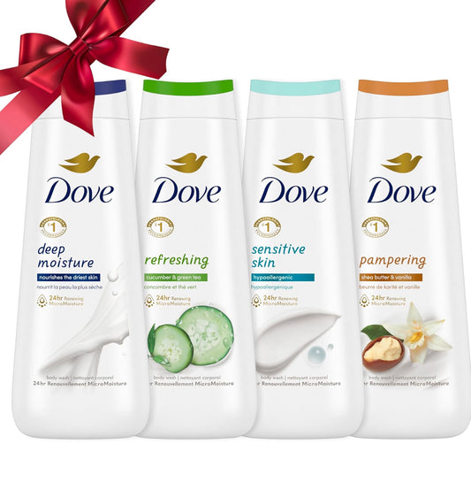 Dove Body Wash - 4 Pack Set