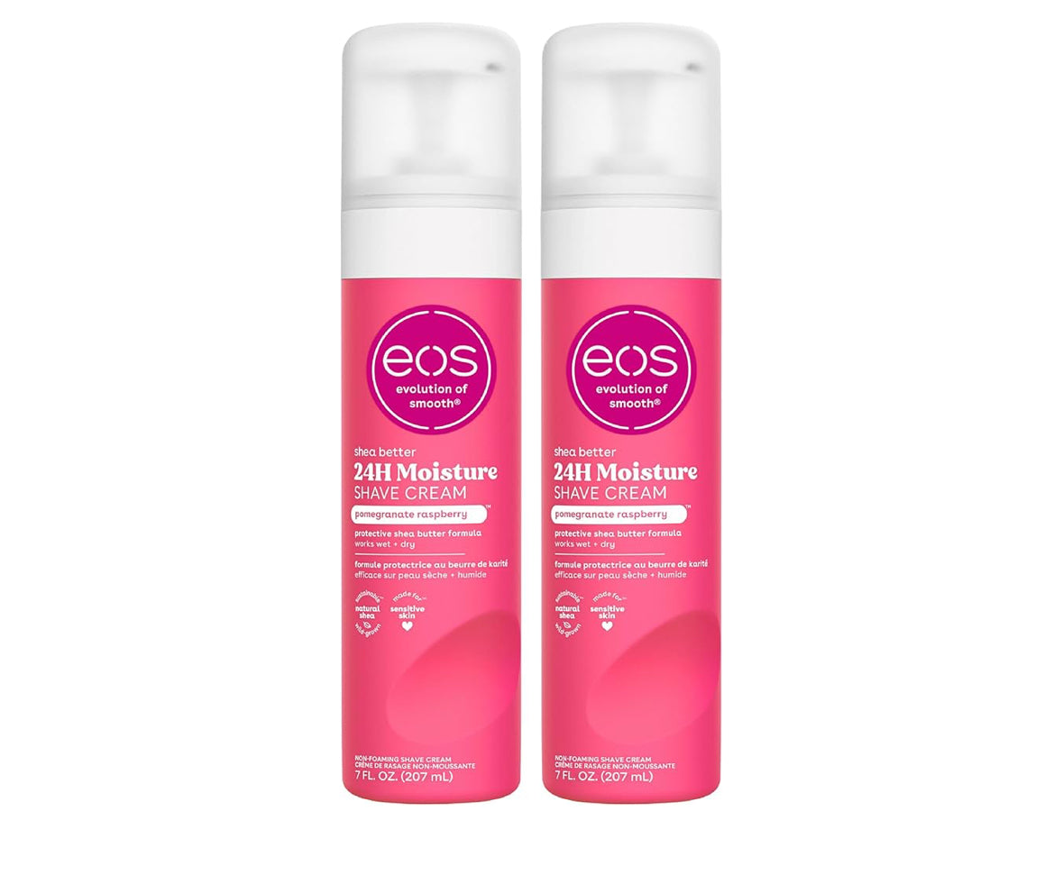 EOS Pomegranate Raspberry Shea Better Shave Cream - Pack of 2