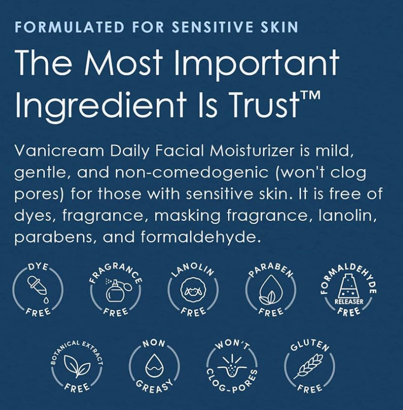 Vanicream Daily Facial Moisturizer With Ceramides and Hyaluronic Acid