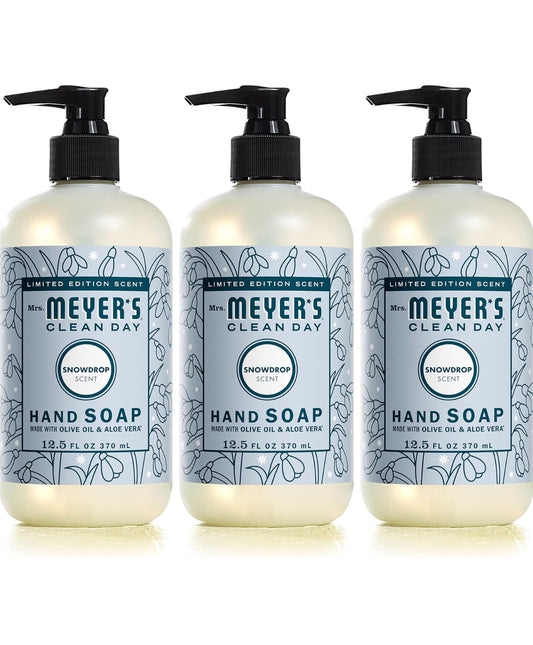 Mrs. Meyer's Snowdrop Hand Soap - 3 Pack