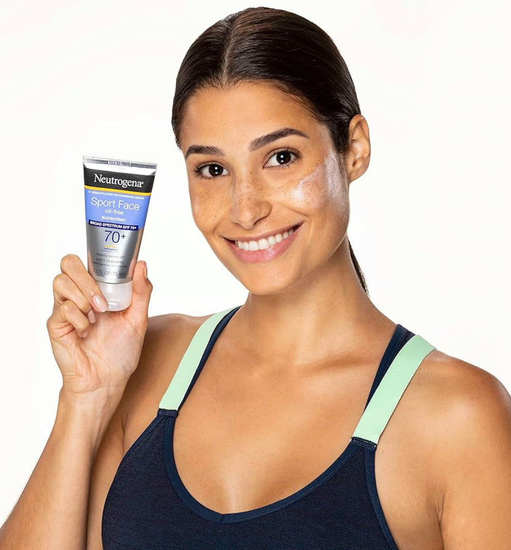 Neutrogena Sport Face Sunscreen Broad Spectrum Sunblock SPF 70+