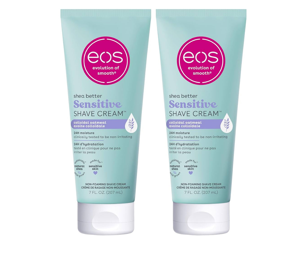 EOS Shea Better Sensitive Skin Women's Shave Cream - 2 Pack