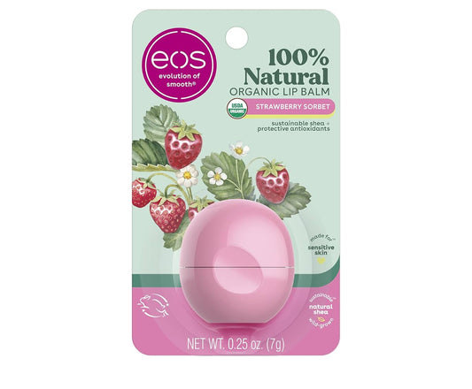 EOS Natural & Organic Lip Balm Strawberry Sorbet