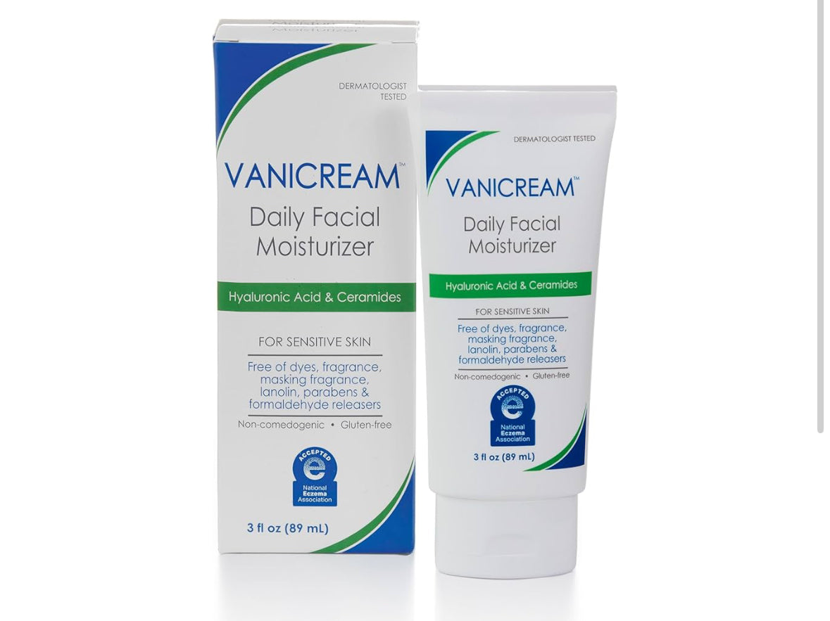 Vanicream Daily Facial Moisturizer With Ceramides and Hyaluronic Acid