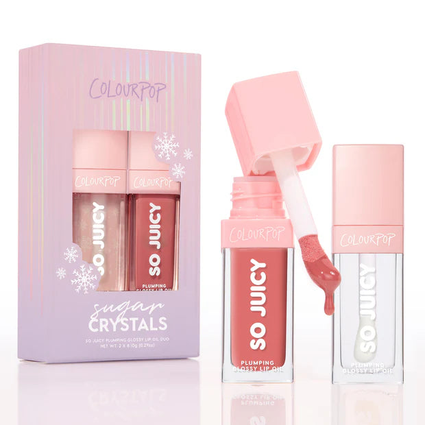 Colourpop Sugar Crystals Plumping Glossy Lip Oil Kit