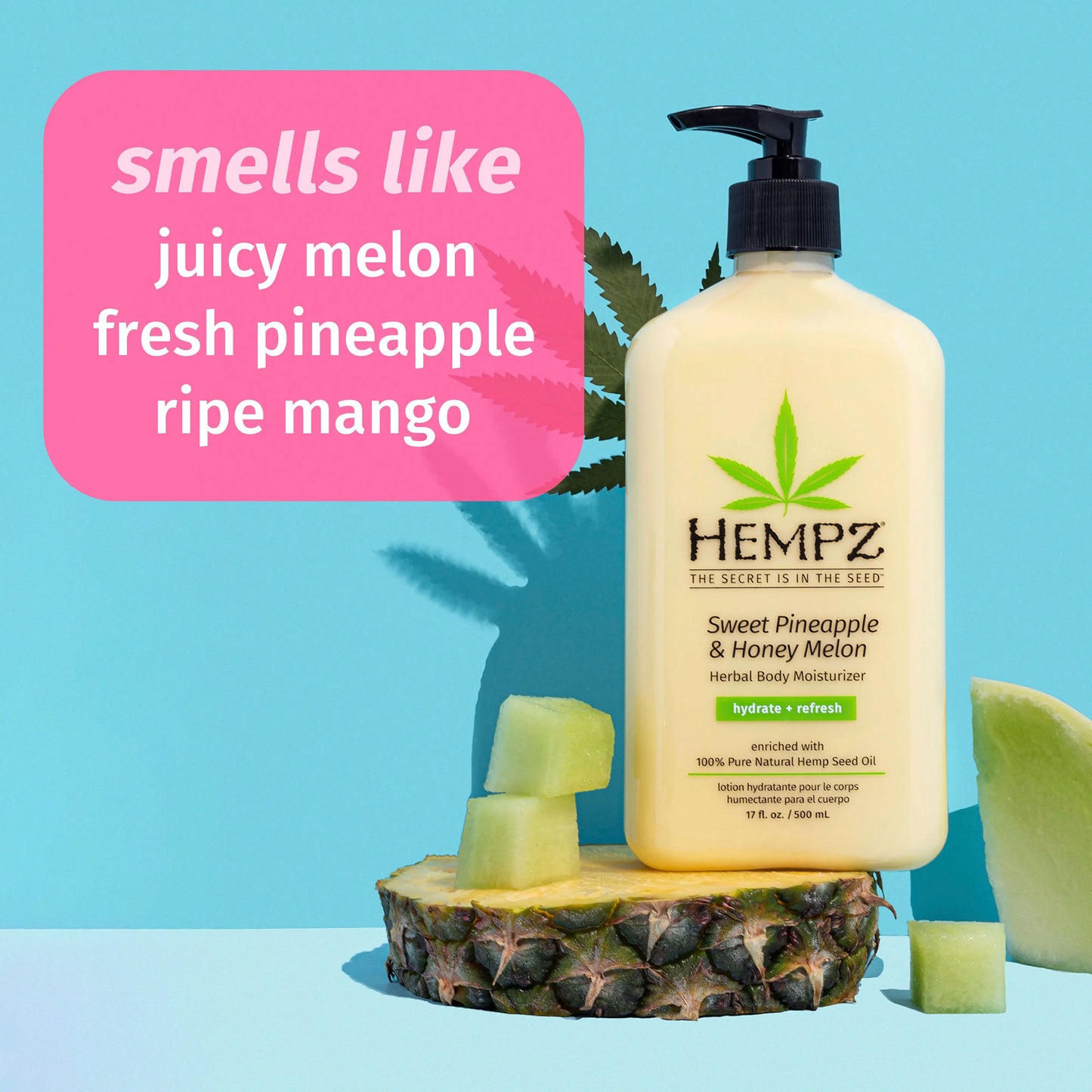 Hempz Sweet Pineapple Honey Melon Herbal Body Moisturizer