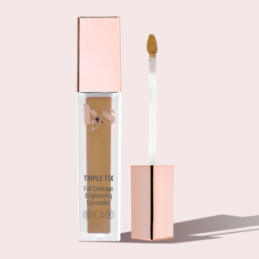 Lys Beauty Triple Fix Full Coverage Brightening Concealer with Hyaluronic Acid + Turmeric + Ashwagandha