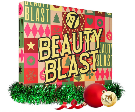 W7 Beauty Blast Advent Calendar 2024 Individually Boxed Makeup & Cosmetic Surprises For Christmas