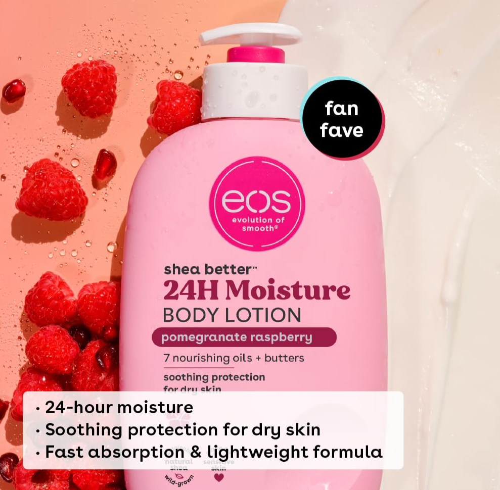 EOS Shea Better Body Lotion - Pomegranate Raspberry