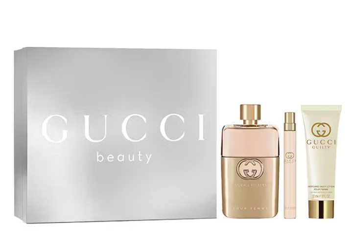 Gucci Guilty Pour Femme 3 Piece Gift Set